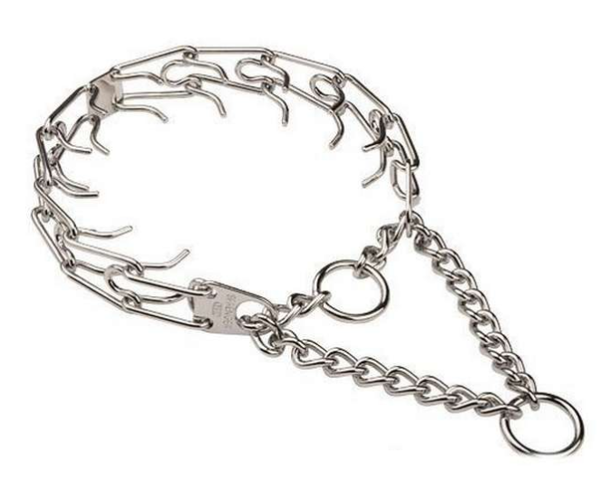 שרשרת חנק דוקרנים לכלב