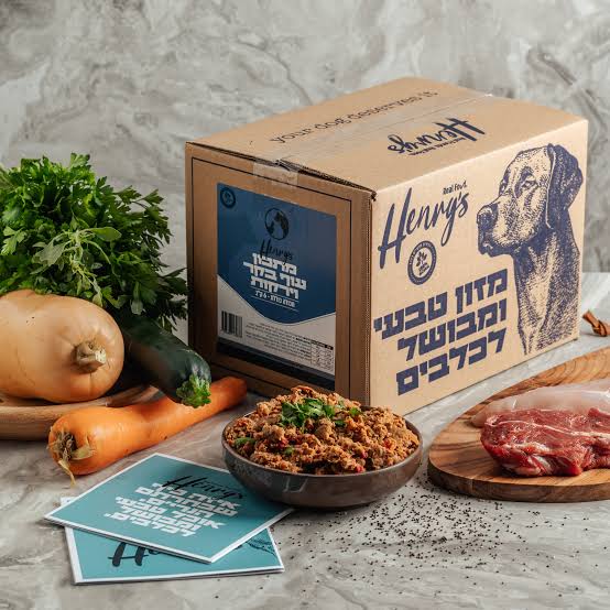 הנריס מזון קפוא עוף בקר וירקות 6 ק"ג