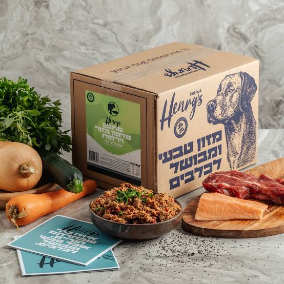 הנריס מזון קפוא דגים בקר וירקות 6 ק"ג