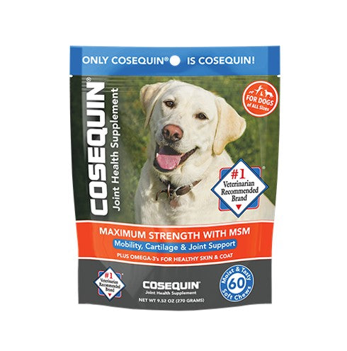 תוסף מפרק Cosequin Nutramax לכלב 120 חטיפים
