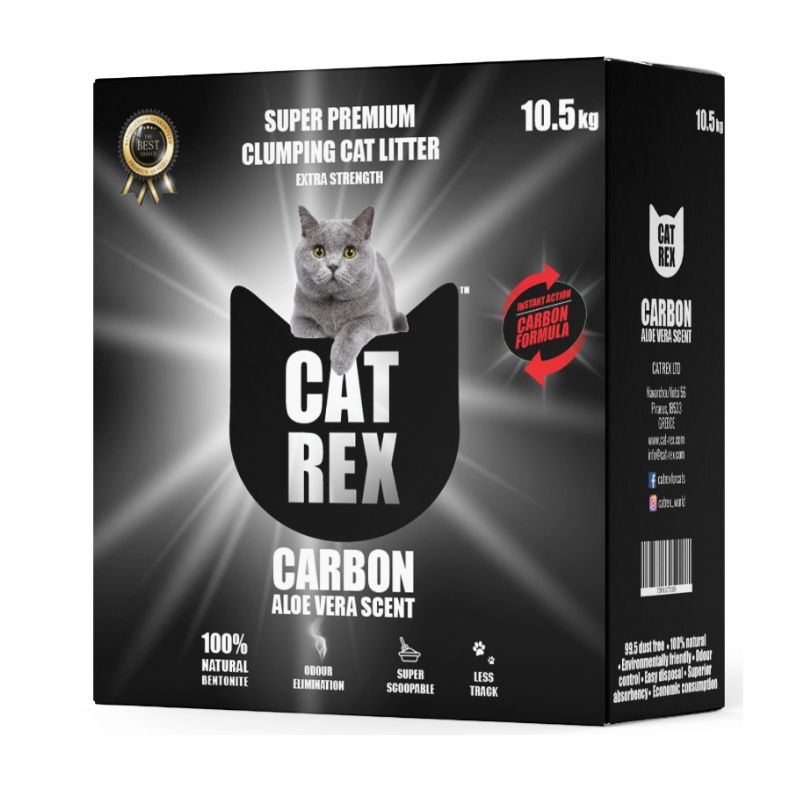 @ חול CAT REX אלוורה ופחם 10.5 ק