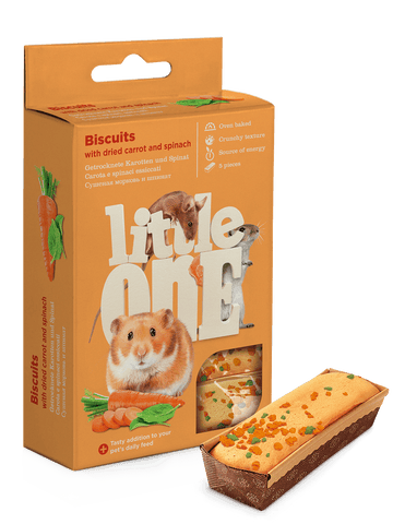 חטיף ביסקוויט עם גזר ותרד למכרסמים Little ONE