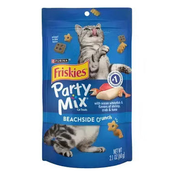 פריסקיז חטיפי Party Mix לחתול בטעם דגי ים 60 גרם