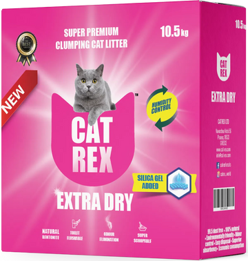 @ חול CAT REX אקסטרה דריי 10.5 ק"ג (ורוד)
